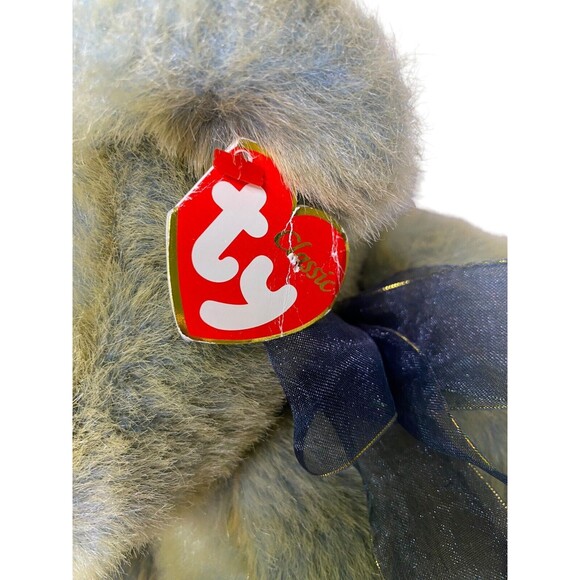 1999 TY Classic Plush Belvedere Teddy Bear Stuffed Animal With Tags - Picture 8 of 13